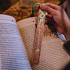 SUPERFINDINGS 3Pcs 3 Styles Flower Enamel Bookmark AJEW-FH0004-52-5