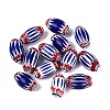 Handmade Millefiori Glass Barrel Beads LA-N002-03D-1