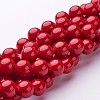 Natural Mashan Jade Round Beads Strands G-D263-12mm-XS31-4