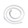 304 Stainless Steel Herringbone Chains Necklace for Men NJEW-N050-A07-3-34P-1