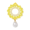 Glass & Brass Pendants PALLOY-MZ01381-03-1