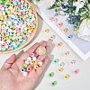 300Pcs 10 Colors Opaque Acrylic Beads SACR-SP0001-53B-3