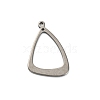 304 Stainless Steel 2-Loop Link Pendants STAS-WH0017-015-2