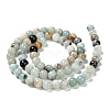 Natural Flower Amazonite Beads Strands Z26N5018-2