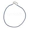 Braided Waxed Cotton Cord Necklace Making MAK-YWC0001-01P-M1-4