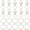 20Pcs Alloy Swivel Clasps FIND-YW0007-78-2
