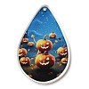 Halloween Theme Opaque Acrylic Pendants SACR-Z004-03G-1