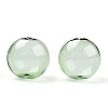 Transparent Blow High Borosilicate Glass Globe Beads X-GLAA-T003-09D-2