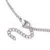 Stainless Steel Macrame Pouch Empty Stone Holder for Necklace Makings NJEW-JN04823-02-4
