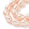 Electroplate Shell Pearl Beads Strands BSHE-O019-02F-2