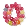 Dyed Natural Malaysia Jade Beads Strands G-G021-02B-16-2