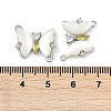 Brass Micro Pave Cubic Zirconia Pandents KK-U043-31P-01-3