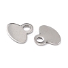 Tarnish Resistant 201 Stainless Steel Charms STAS-K217-30-2