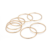 Ion Plating(IP) 7Pcs Fashion 304 Stainless Steel Plain Bangles BJEW-L664-022B-G01-5