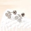 304 Stainless Steel Stud Earrings EJEW-H161-01P-I-2