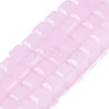 Imitation Jade Glass Beads Strands GLAA-R041-8x8mm-B03-1