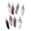 Natural & Synthetic Gemstone Big Pointed Pendants G-E059-03AS-1