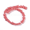 Synthetic Coral Dyed Carved Beads Strands CORA-K009-06A-08-2