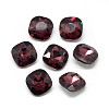 Pointed Back Glass Rhinestone Cabochons RGLA-T032-10x10mm-18-1