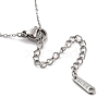 201 Stainless Steel Cable Chain Necklaces NJEW-L124-021P-3