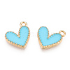 Alloy Enamel Charms ENAM-T011-204B-2