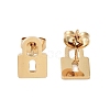 Vacuum Plating 304 Stainless Steel Stud Earrings for Women EJEW-A048-40C-G-2