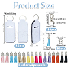 DIY Rubber Heat Transfer Keychain Lipstick Case Making Kits DIY-SP0006-61A-2