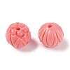 Synthetic Shell Dyed Carved Beads SHEL-H005-22-2