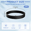 24Pcs Silicone Cord Bracelet Wristband BJEW-CN0001-20-2