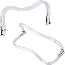 CHGCRAFT 2Pcs Aluminum & Iron Purse Frames DIY-CA0003-25