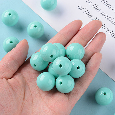 Opaque Acrylic Beads MACR-S370-C20mm-SS2107-1