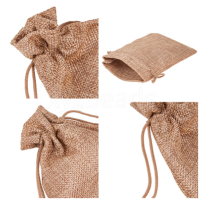 Burlap Packing Pouches Drawstring Bags ABAG-BC0001-08-18x13-1