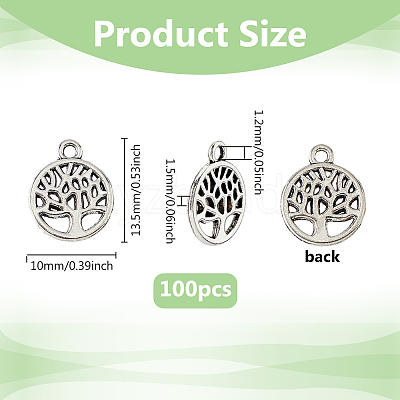 Tibetan Style Alloy Pendants FIND-DC0006-12A-1