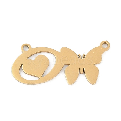 304 Stainless Steel Pendants STAS-L279-002G-O-1