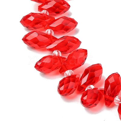 Crystal Glass Beads Strands X-GLAA-D033-35-1