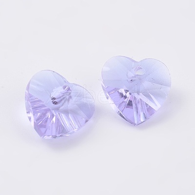Romantic Valentines Ideas Glass Charms X-G030V10mm-04-1
