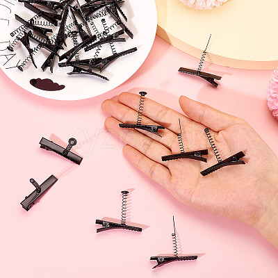 30Pcs 3 Styles Iron Alligator Hair Clips Findings PHAR-TA0001-10-1
