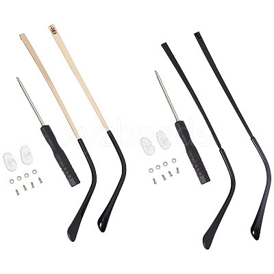 4Pcs 2 Colors Alloy Eyeglasses Arm FIND-GF0004-29-1