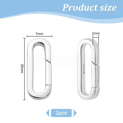 925 Sterling Silver Spring Gate Ringsed FIND-PH0021-77A-1