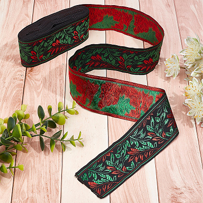 Ethnic Style Polyester Ribbon OCOR-GF0002-04D-1