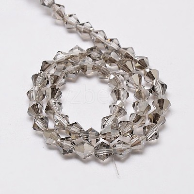 Imitate Austrian Crystal Bicone Glass Beads Strands LS-GLAA-F029-6x6mm-07-1