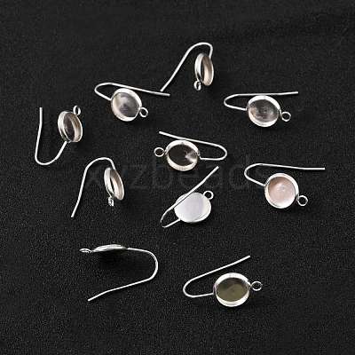 304 Stainless Steel Earring Hooks STAS-F271-01A-S-1