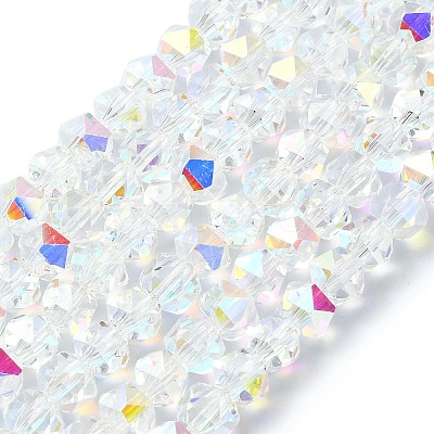 Electroplate Glass Beads EGLA-L018-B-AB05-1