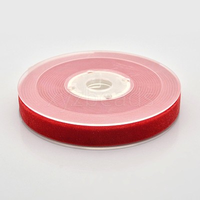 Polyester Velvet Ribbon for Gift Packing and Festival Decoration SRIB-M001-13mm-235-1