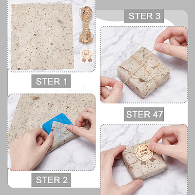 Rectangle Greaseproof Wrapping Paper AJEW-PH0002-96-1