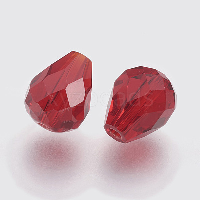 Imitation Austrian Crystal Beads SWAR-F062-10x8mm-05-1