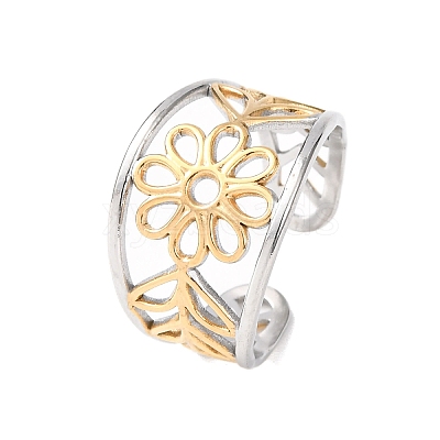 304 Stainless Steel Cuff Open Rings RJEW-P181-02E-A-1