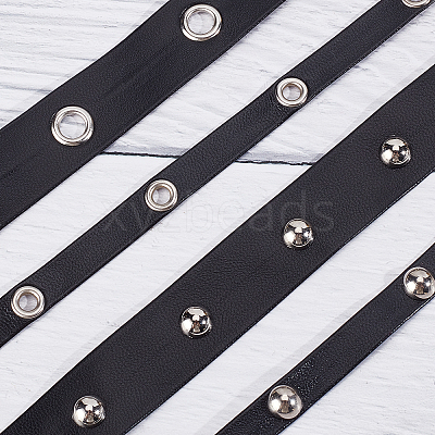 Flat Imitation Leather Cord WL-GF0001-11A-02-1