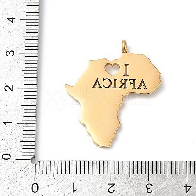 304 Stainless Steel Pendants STAS-Z120-01A-G-1