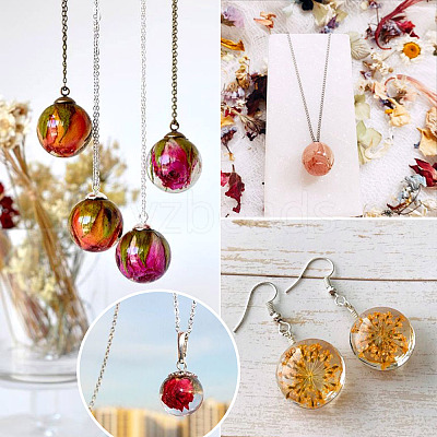 14Pcs 7 Colors Transparent Glass Pendants GLAA-CD0001-06-1